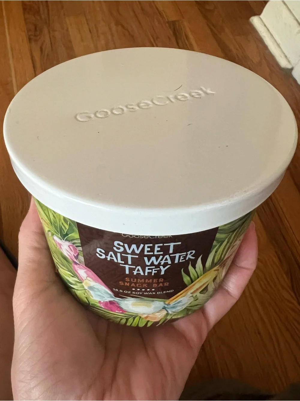 Goose Creek Sweet Salt Water Taffy 3 Wick Candle 14.5 Oz BRAND NEW